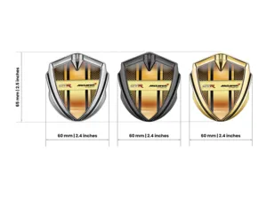 McLaren Metall Emblem Abzeichen High-End Design Drift Look